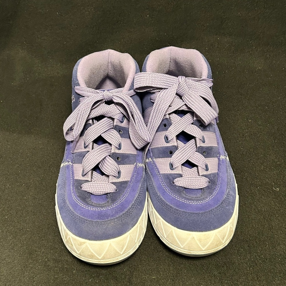 Adidas Adimatic Mid Maite Steenhoudt Mens 11 Purple Suede IG8174 Skate Shoes